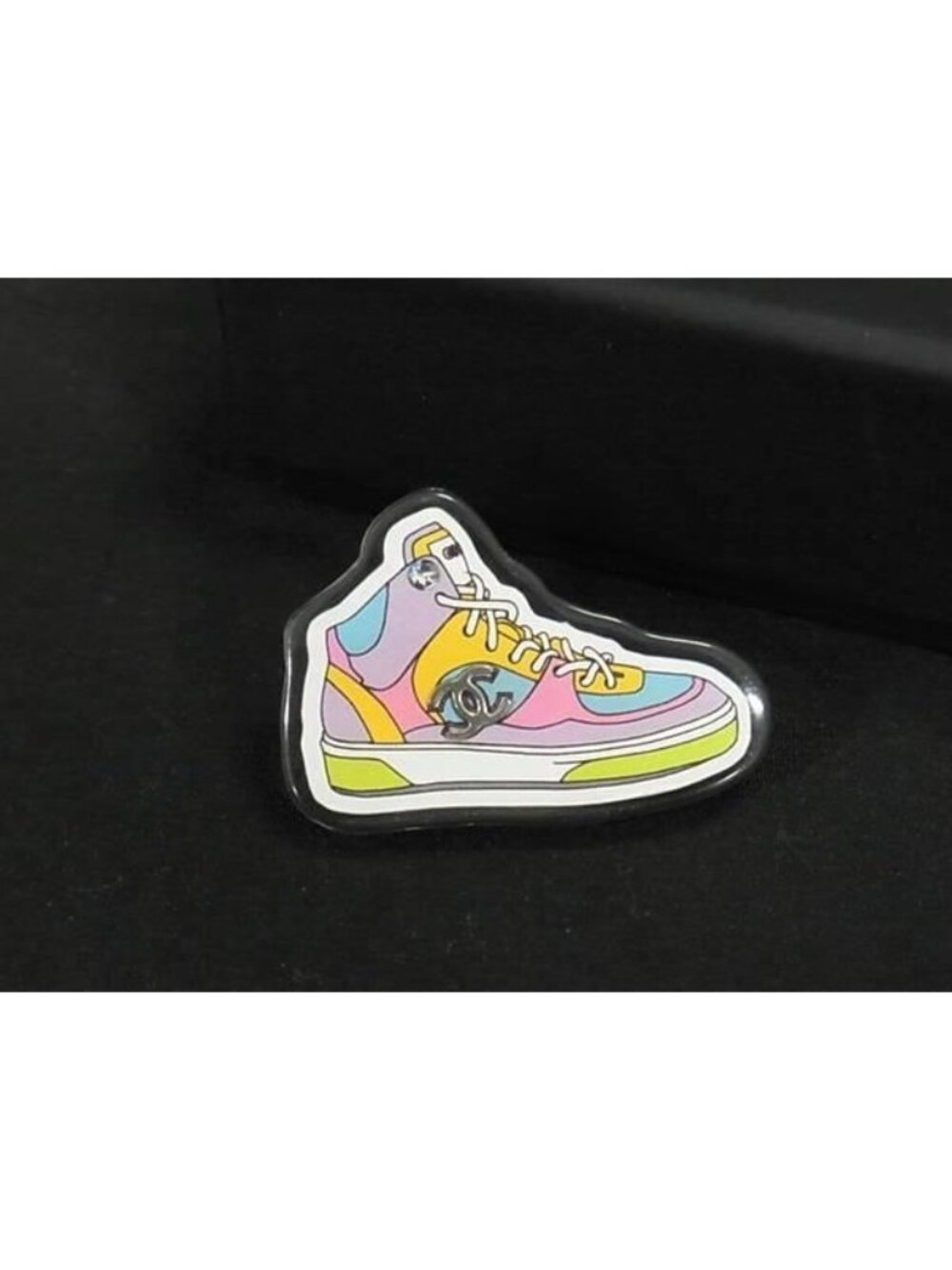 Chanel CC Logo C Pin Badge Pin Brooch Multicolor